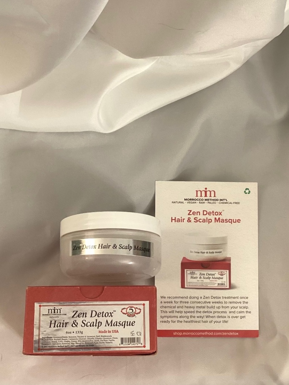 Morocco Method Zen Detox Hair and Scalp Masque, New in Package